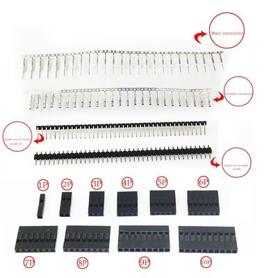 520pcs Do-pont 2.54mm Connectors Assortment With Crimping Tool Crimper Plier Kit