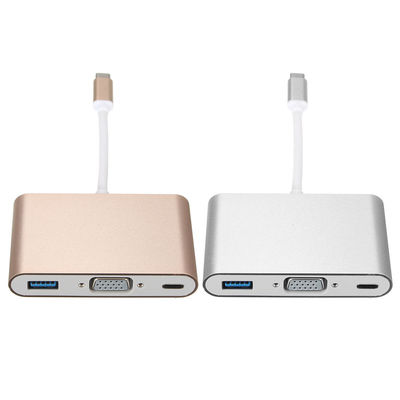 USB 3.1 type C to VGA Monitor USB 3.0 Type C Female Charger Adapter Converter