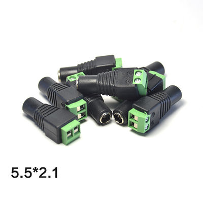 5.5mm x 2.1mm Female Jack DC Power Adapter for CCTV Camera LED Strip Lights