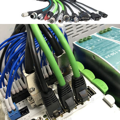 Flexible Drag Chain Cable M12 to RJ45 Plug Connector Ethernet Network Cable Cat6 Wiring Harness Turnkey
