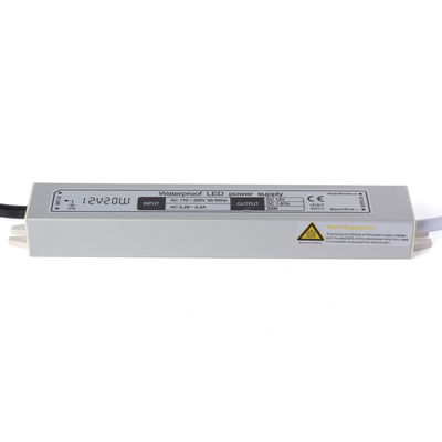 DC 12V 20W Lighting Transformer Waterproof LED Driver Power Supply IP67 Input AC170-250V Adapter for LED Strip