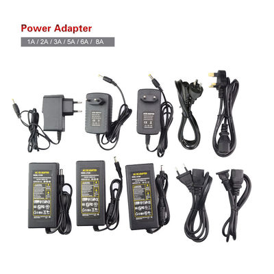 AC to DC 12V 24V 1A 2A 3A 5A 6A 8A Switching Power Supply Charger Adapter 5.5x2.5mm EU US AU UK Plug