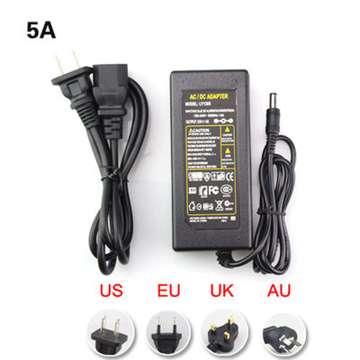 AC to DC 12V 24V 1A 2A 3A 5A 6A 8A Switching Power Supply Charger Adapter 5.5x2.5mm EU US AU UK Plug