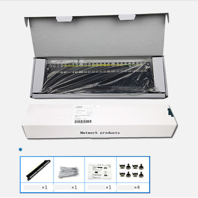 24 Port Pacthpanel UTP RJ45 Patch Panel Cat6 Rackmount 19-inch x 1U