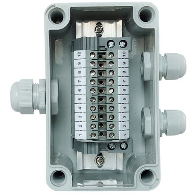 IP65 Waterproof Cable Junction Box 80*130*70mm 3 ways UK2.5B Din Rail Terminal Blocks Kit