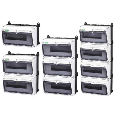 12 24 36 48 Way IP65 Waterproof Outdoor Wall Electrical Enclosure Plastic Distribution Box