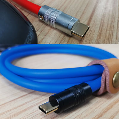 0.236 Inch Outer Diameter USB 3.1 Type C Charge Cable PD 100W Charging for Cell Phones Laptops Tablets