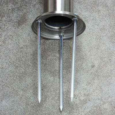 Outdoor Garden Stainless Steel In-ground Lawn Electrical Power Sockets Outlet 10A AC250V