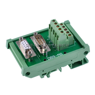 DB9 D Sub 9 Pin Male Female Dual Connectors Terminal Blocks Wiring Breakout Board