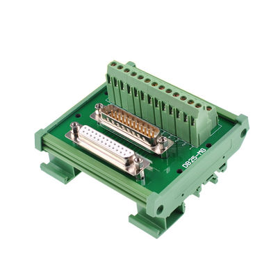 DB25 Male Female terminalS block D Sub 25 Pin Connectors Breakout Board DIN Rail Mounted
