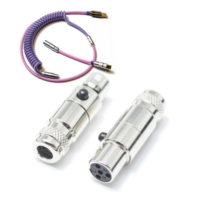 Sectional Type Keyboard USB Type-C Cable Audio Connector Coupling For Mechanical Keyboard