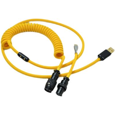 Coloured GX12 GX16 Aviation Connector Male Female Socket Plug For Mechanical Keyboard Cable