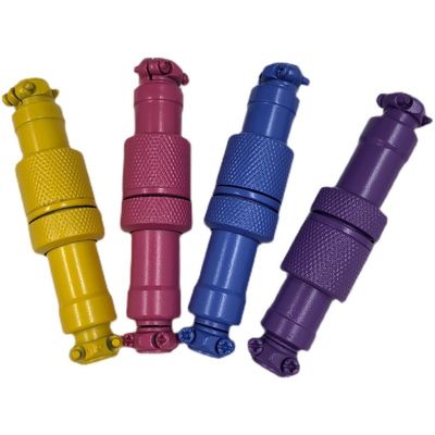 Coloured GX12 GX16 Aviation Connector Male Female Socket Plug For Mechanical Keyboard Cable