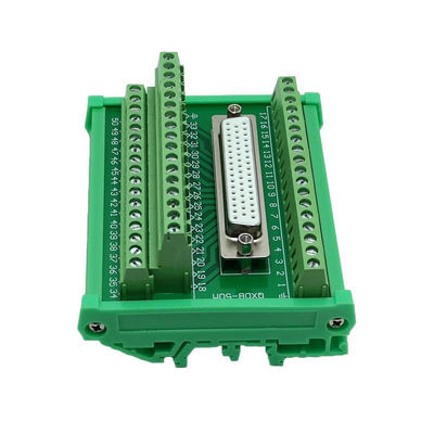 DB50 Male socket D Sub terminal block breakout board adapter cable connector DIN Rail Type