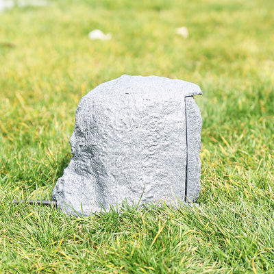 Outdoor Garden Electrical Power Outlet Socket Box Resin Enclosure Waterproof Stone-looking