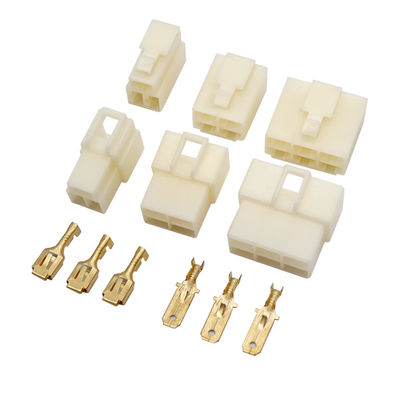 6.3mm Crimp Terminal Housing Car Electrical Connectors 1 Way Pin to 8 Way Pin
