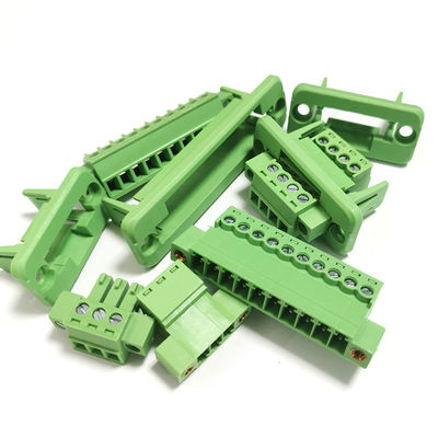 3.81mm pitch Feed Through Flange Screw Terminal Blocks Interlocking
