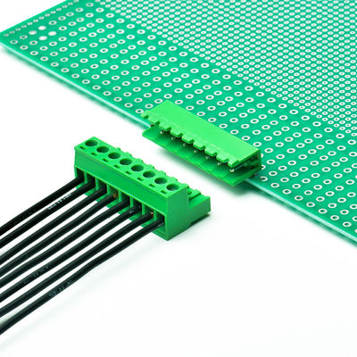 5.08mm Pitch PCB Plug-in Screw Terminal Blocks Plug + Right Angle Pin Header