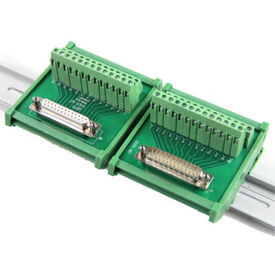DB25 Single End Connectors D Sub 25 Pin Terminal Block Breakout Board DIN Rail