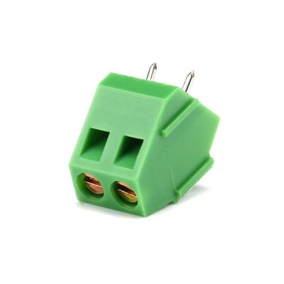 5.0mm Pitch PCB Mounted Screw Terminal Blocks 45° Wiring Entry