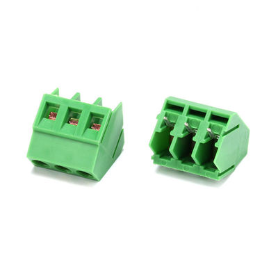 5.0mm Pitch PCB Mounted Screw Terminal Blocks 45° Wiring Entry