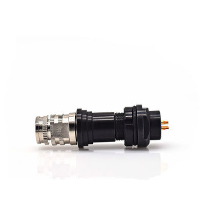 102F Body Styles Series Short Type Metal Push Pull Circular Cable Mount Plug Connector
