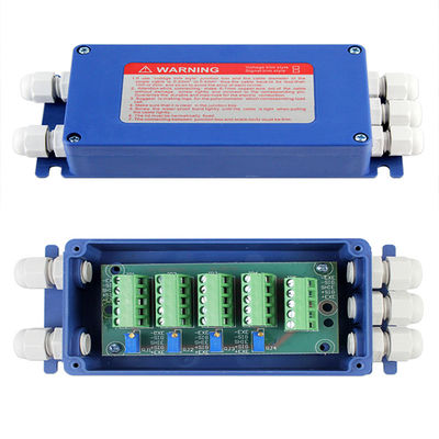 4 Way Weighing Sensor Load Cell Summing Junction Box Plastic Enclosure for Platform Scale