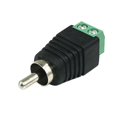 UTP Cat5/Cat6 Cable Audio/Video AV Male RCA to Screw Terminal Blocks