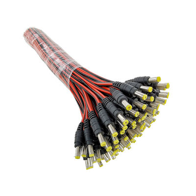 5.5mm x 2.1mm 10 inch (30cm) DC Power Pigtail Extension Cable Male