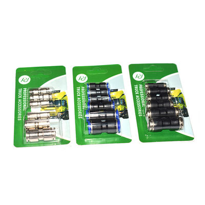 Air Compressor Hose Tube Straight Pneumatic Push In Quick Connector Adapters fittings Set 4mm 5mm to 14mm