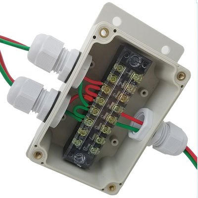 IP65 Waterproof Cable Distribution Junction Box 100*68*50mm With Terminal Blocks Wall Mounting