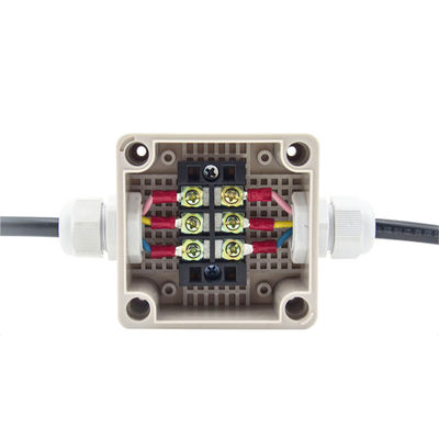 Pastic Electric Enclosure Project Junction Box 86*84*60mm with Gland Connectors Waterproof