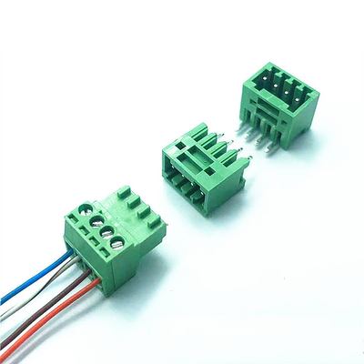 2.54mm Pitch PCB Screw Terminal Blocks Plug + Pin Header 125V 4Amp