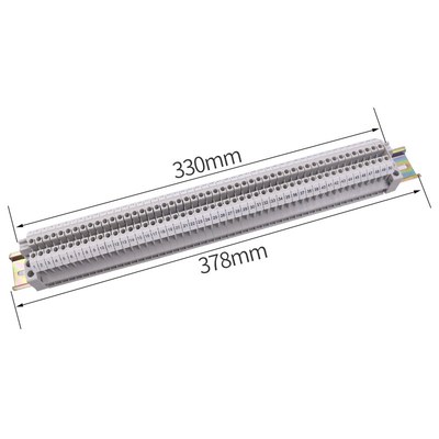 UK2.5B Screw Terminal Blocks Kit UK2.5N Modular DIN Rail Mounted Strips 32A 690V