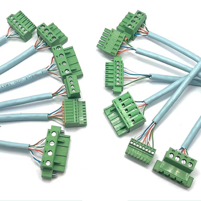 5.08mm Feed Through Terminal Blocks Wiring Harness Cable Assembly Customized Service