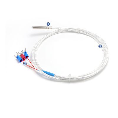 Probe Tube Type PT100 Thermocouple Sensor 3 Wires for Temperature Controller Kit