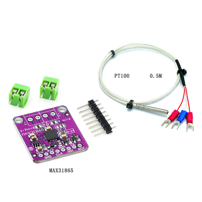 Probe Tube Type PT100 Thermocouple Sensor 3 Wires for Temperature Controller Kit
